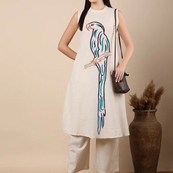 COTTON PRINTED KURTI FOR WOMENS - Picture 4 of 14